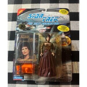 Star Trek, The Next Generation-Lwaxana Troi-1994 Playmates Stock No. 6967 w/card